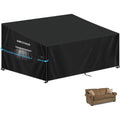 Waterproof Oxford Fabric Protective Cover for Two-Seater Outdoor Sofa with UV Protection